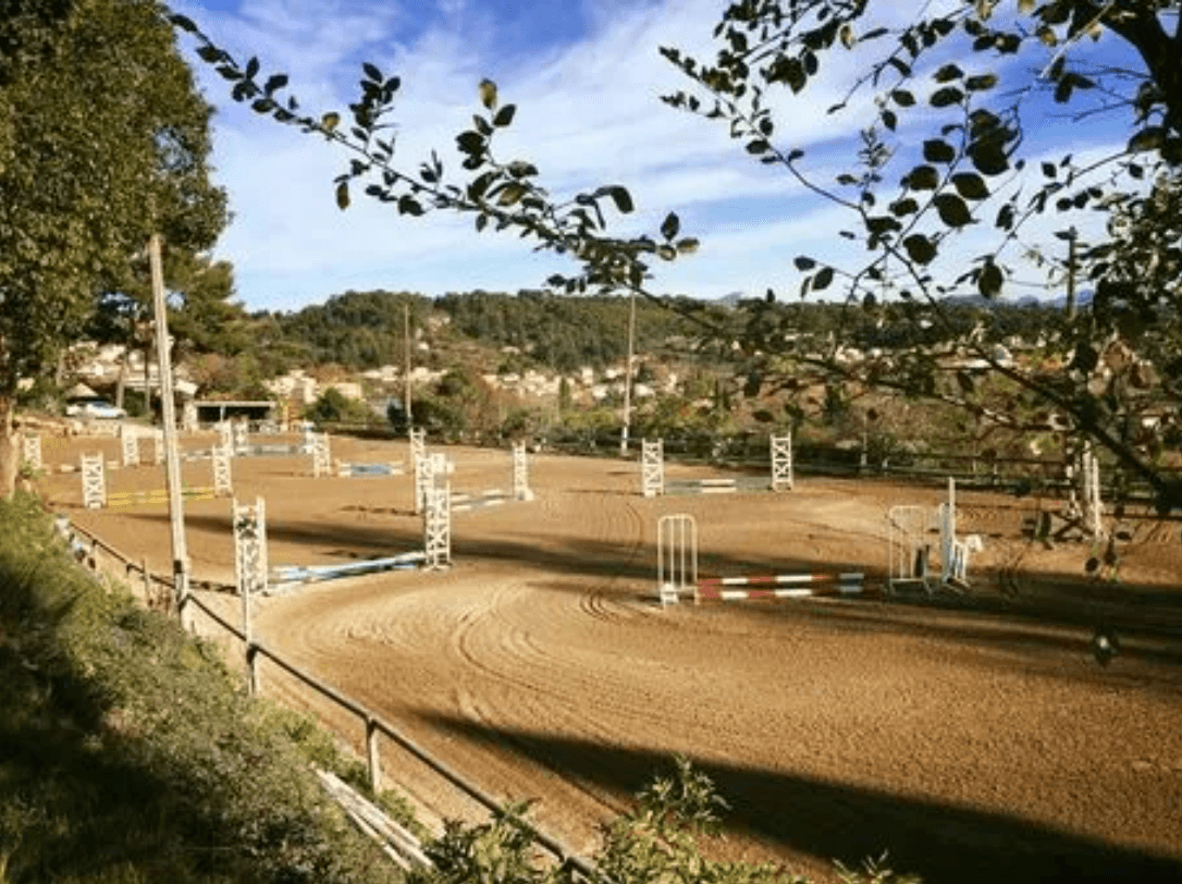 Carrière d'obstacles du centre équestre Orloff III